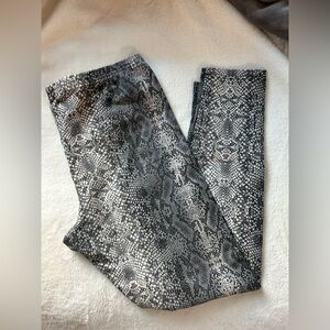 SO Snakeskin Leggings Large